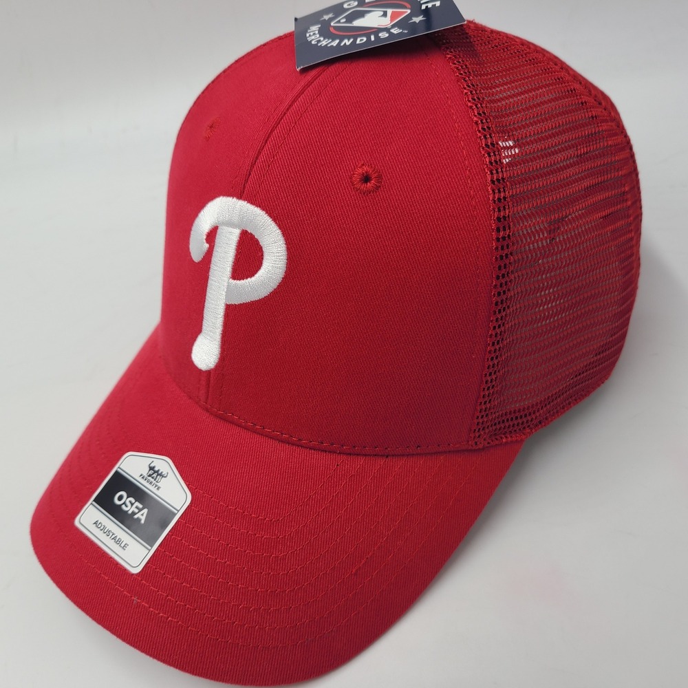 Philadelphia‎ Phillies Hat Snapback Trucker Mesh Fan Favorite Red MLB Baseball